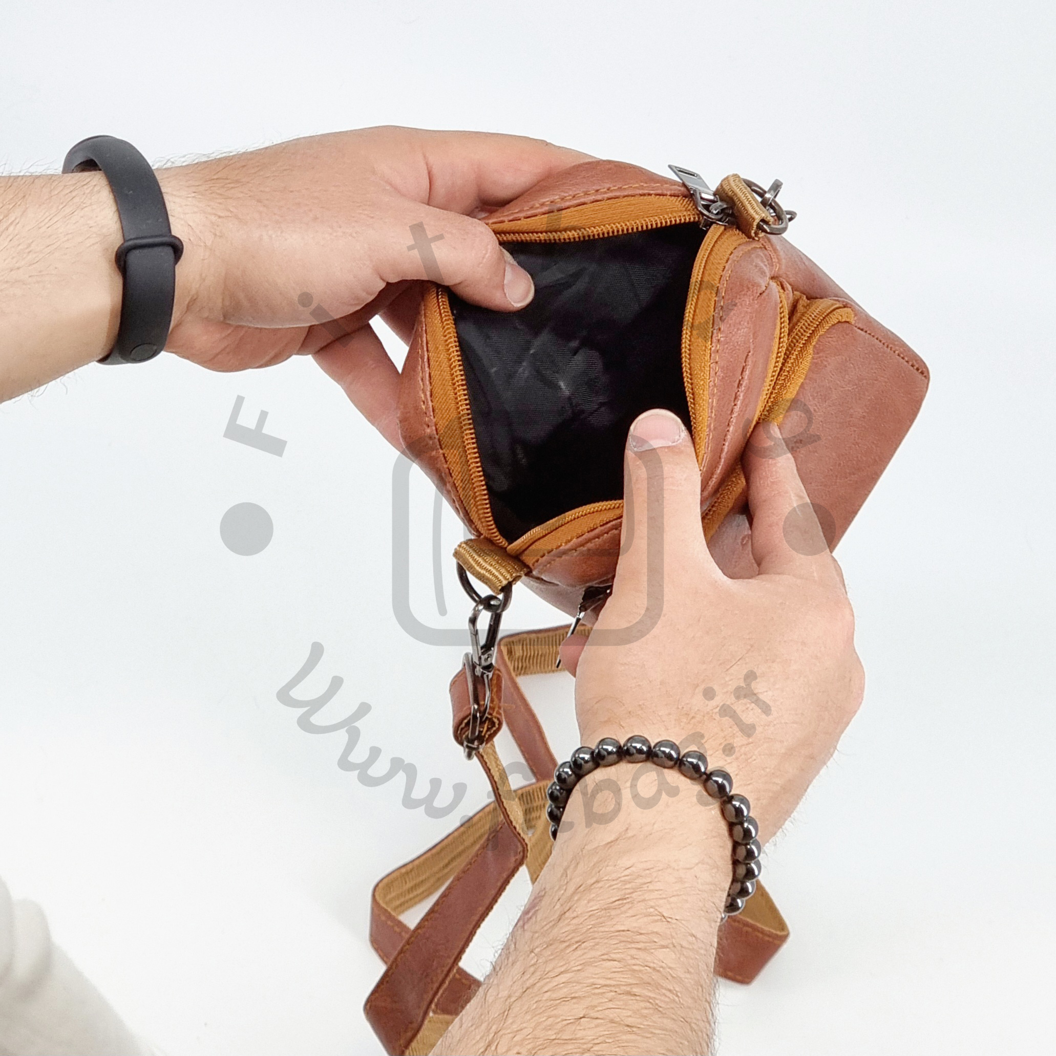 کیف دوشی چرم 0425